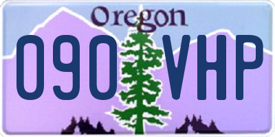 OR license plate 090VHP