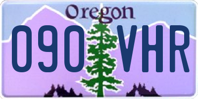 OR license plate 090VHR