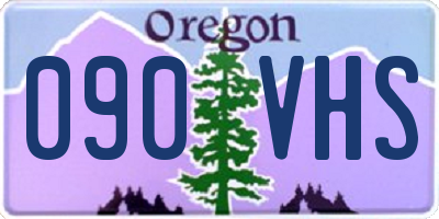 OR license plate 090VHS