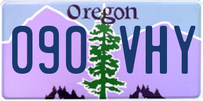OR license plate 090VHY