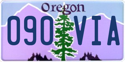 OR license plate 090VIA