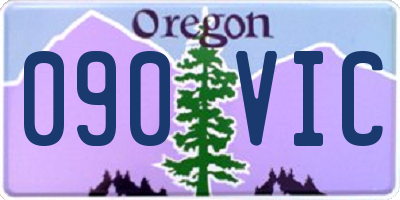 OR license plate 090VIC