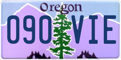 OR license plate 090VIE