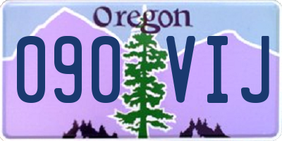 OR license plate 090VIJ