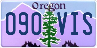 OR license plate 090VIS