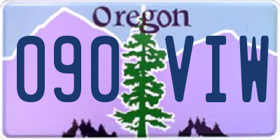 OR license plate 090VIW