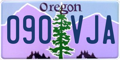 OR license plate 090VJA