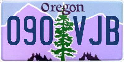 OR license plate 090VJB