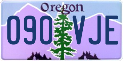 OR license plate 090VJE