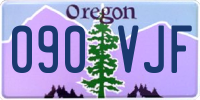 OR license plate 090VJF