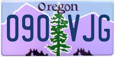 OR license plate 090VJG