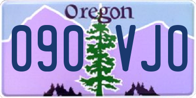 OR license plate 090VJO