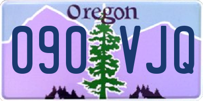 OR license plate 090VJQ