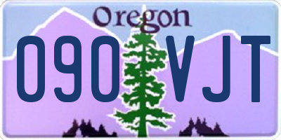 OR license plate 090VJT