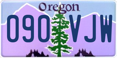 OR license plate 090VJW