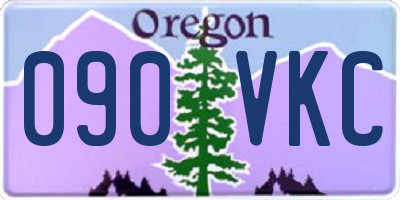 OR license plate 090VKC