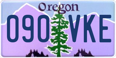 OR license plate 090VKE