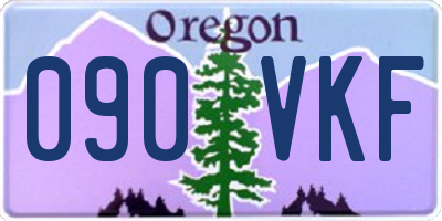 OR license plate 090VKF