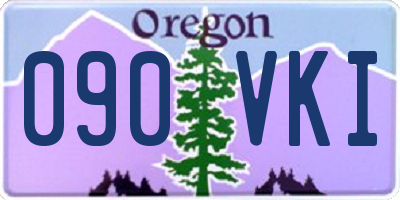 OR license plate 090VKI