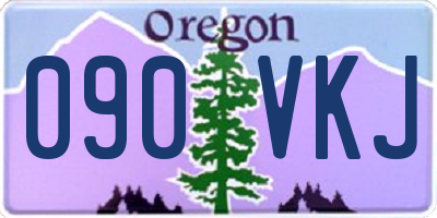 OR license plate 090VKJ