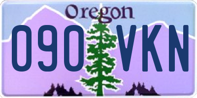 OR license plate 090VKN
