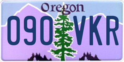 OR license plate 090VKR