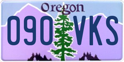 OR license plate 090VKS
