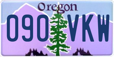 OR license plate 090VKW