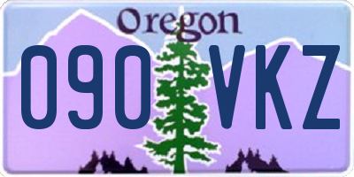 OR license plate 090VKZ