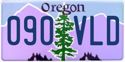 OR license plate 090VLD