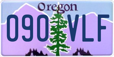 OR license plate 090VLF