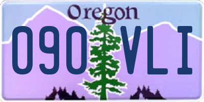 OR license plate 090VLI
