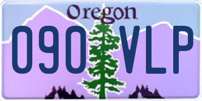 OR license plate 090VLP
