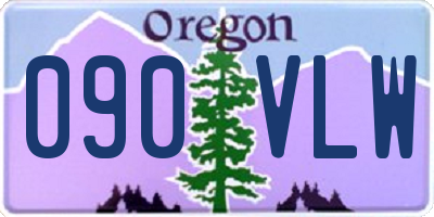 OR license plate 090VLW