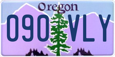OR license plate 090VLY