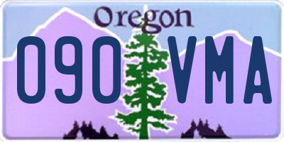 OR license plate 090VMA