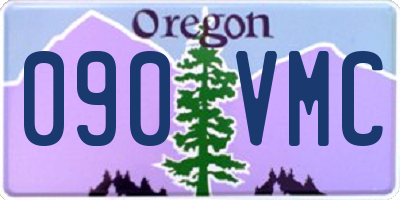 OR license plate 090VMC