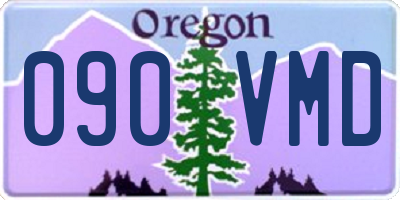 OR license plate 090VMD