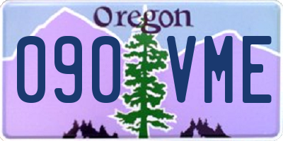 OR license plate 090VME