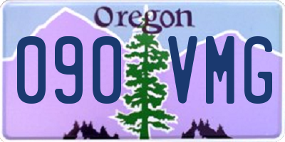 OR license plate 090VMG