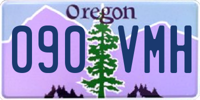 OR license plate 090VMH