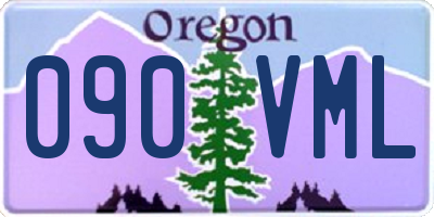 OR license plate 090VML