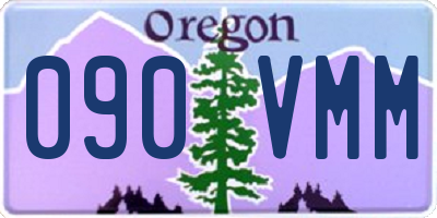 OR license plate 090VMM
