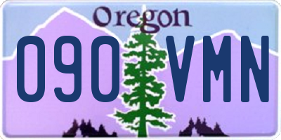 OR license plate 090VMN