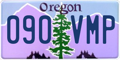 OR license plate 090VMP