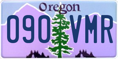 OR license plate 090VMR