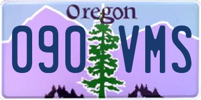 OR license plate 090VMS