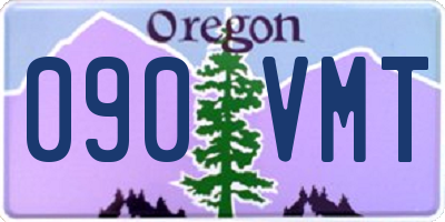 OR license plate 090VMT
