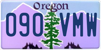 OR license plate 090VMW