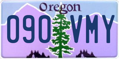 OR license plate 090VMY